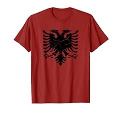 Bandiera albanese aquila usato  Spedito ovunque in Italia 
