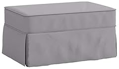 Cotton ottoman slipcover for sale  Delivered anywhere in USA 