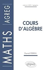 Cours algèbre maths d'occasion  Livré partout en France