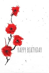 Poppy flowers decorative for sale  Delivered anywhere in UK