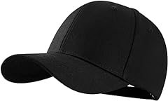 Black baseball cap for sale  Delivered anywhere in USA 