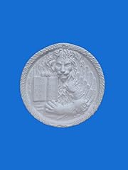 Bassorilievo gesso leone usato  Spedito ovunque in Italia 