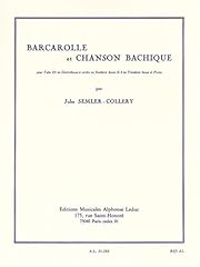 Barcarolle chanson bachique d'occasion  Livré partout en France