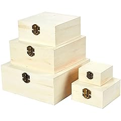 Pack unfinished wooden for sale  Delivered anywhere in UK