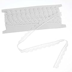 White lace ribbon for sale  Delivered anywhere in UK