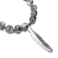 Pewter feather gray for sale  Delivered anywhere in USA 