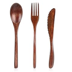 Stück holzbesteck set gebraucht kaufen  Wird an jeden Ort in Deutschland