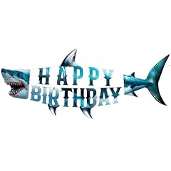 Shark happy birthday for sale  Delivered anywhere in USA 