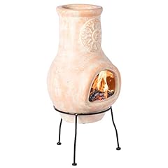 Outdoor clay chiminea for sale  Delivered anywhere in USA 