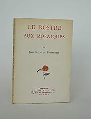 Rostre mosaïques d'occasion  Livré partout en France