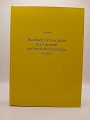 Handbuch zur geschichte d'occasion  Livré partout en France