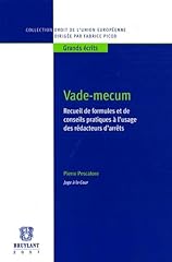Vade mecum recueil d'occasion  Livré partout en France