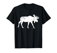 Distressed moose print for sale  Delivered anywhere in USA 