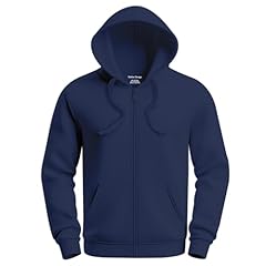 Plain zipper hoodie for sale  Delivered anywhere in UK
