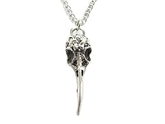 Necklace raven skull for sale  Delivered anywhere in USA 