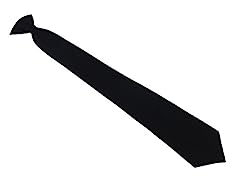 Black clip tie for sale  Delivered anywhere in UK