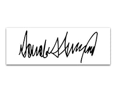 Donald trump signature for sale  Delivered anywhere in USA 