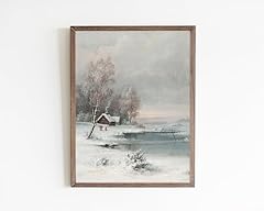 Winter cabin landscape for sale  Delivered anywhere in USA 