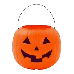 Halloween plastic pumpkin for sale  Delivered anywhere in USA 