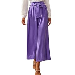 Linen trousers womens for sale  Delivered anywhere in UK