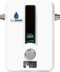 Ecosmart ECO 8EcoSmart 8 KW Electric Tankless Water Heater, 8 KW at 240 Volts with Patented Self Modulating Technology, White, used for sale  Delivered anywhere in USA 
