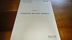Formation militaire generale d'occasion  Livré partout en France