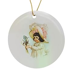 Circle porcelain ornament for sale  Delivered anywhere in USA 