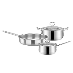 3pcs set stainless for sale  Delivered anywhere in USA 