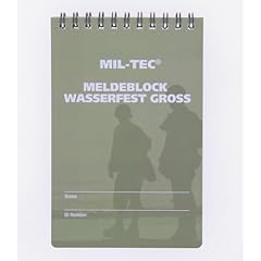 Miltec notizblock wasserfest gebraucht kaufen  Wird an jeden Ort in Deutschland