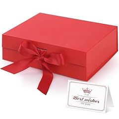 Scatola regalo rosso usato  Spedito ovunque in Italia 