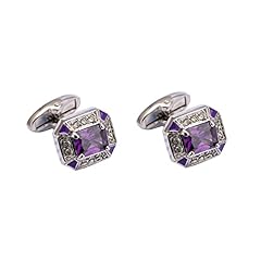 Cufflinks pairs amethyst for sale  Delivered anywhere in UK