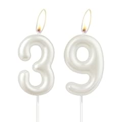 Candela compleanno bianco usato  Spedito ovunque in Italia 