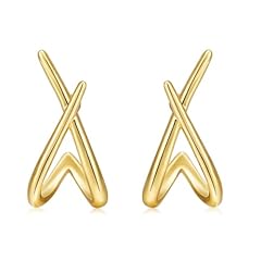 Apsvo gold earrings for sale  Delivered anywhere in USA 