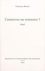 Conserver restaurer 1893 d'occasion  Livré partout en France