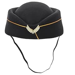 Black felt stewardess for sale  Delivered anywhere in UK