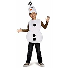 Disney costume olaf usato  Spedito ovunque in Italia 