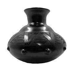 Black pottery wavy for sale  Delivered anywhere in USA 