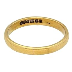 Womens Ring | 22Carat Yellow Gold D-Shaped Wedding for sale  Delivered anywhere in UK