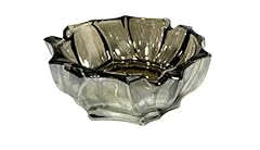 Large Deep Crystal Glass Ashtray 5.75" Round Cut Fancy Design Gift Boxed for sale  Delivered anywhere in USA 