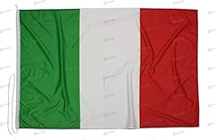 Usato, Bandiera Italia 225x150 cm in tessuto nautico antivento da 115g/m², bandiera istituzionale Italiana 225x150,bandiera d'Italia 225x150cm con cordino,doppia cucitura perimetrale e fettuccia di rinforzo usato  Spedito ovunque in Italia 