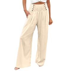 Linen pants women for sale  Delivered anywhere in UK