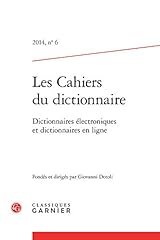 Cahiers dictionnaire dictionna d'occasion  Livré partout en Belgiqu
