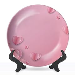 Decorative plates pink for sale  Delivered anywhere in USA 