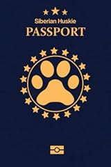 Siberian huskie passport for sale  Delivered anywhere in USA 