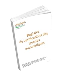 Registre vérifications laveri d'occasion  Livré partout en France