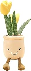 Yellow tulip plush for sale  Delivered anywhere in USA 