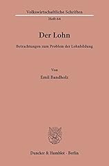 Der lohn betrachtungen d'occasion  Livré partout en France