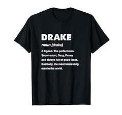 Drake name shirt for sale  Delivered anywhere in UK