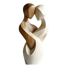 Statua coppia legno usato  Spedito ovunque in Italia 