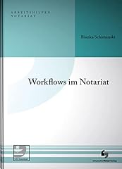 Workflows notariat ptimale gebraucht kaufen  Wird an jeden Ort in Deutschland